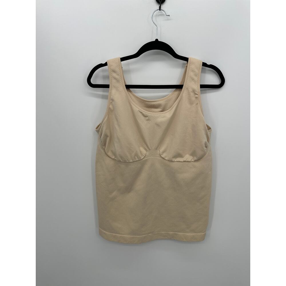 Amoena Womens Liane Top Size 2XL Cream‎ Beige Compression Fitted Undergarment